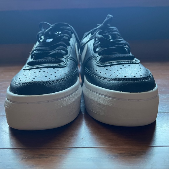 Nike Black and White Court Vision Alta LTE Sneakers (Women) - Picture 7 of 8